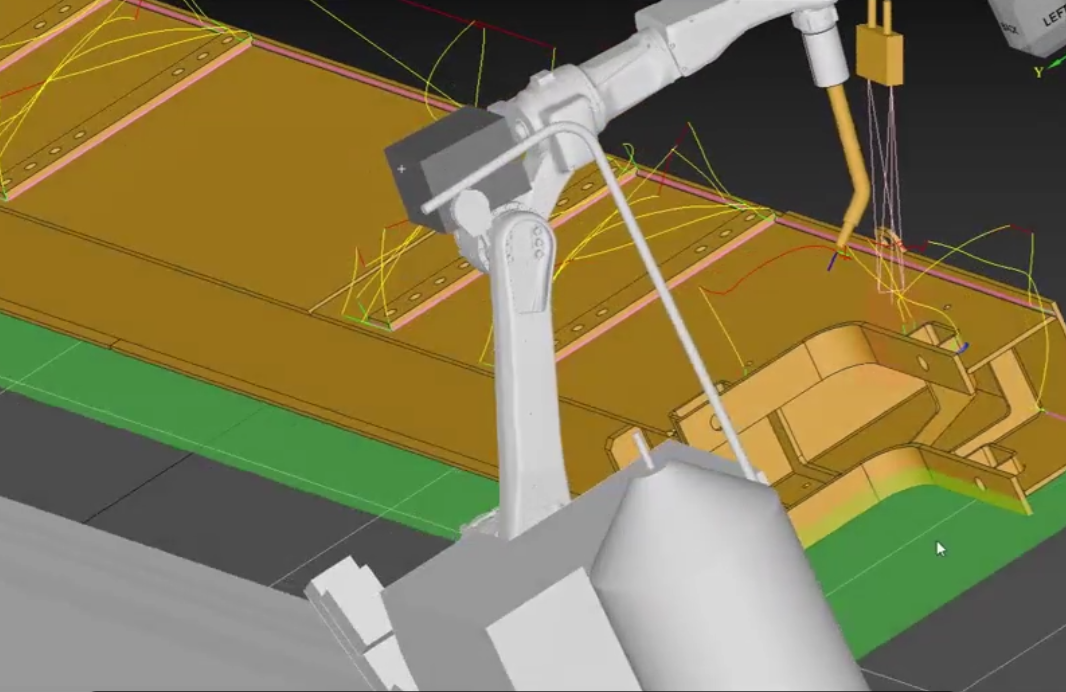鋼結(jié)構(gòu)工件免示教編程焊接機(jī)器人圖紙導(dǎo)入焊接
